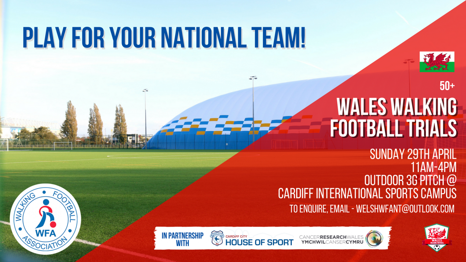 WALES WALKING FOOTBALL TRIALS (13/04/18) News Cardiff City House of